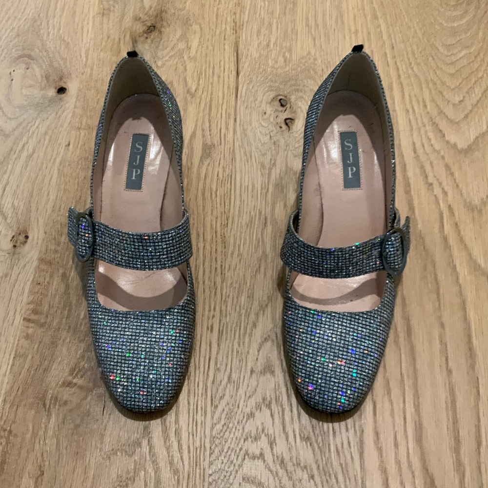 SJP by Sarah Jessica Parker Silver Heels - Picture 7 of 14